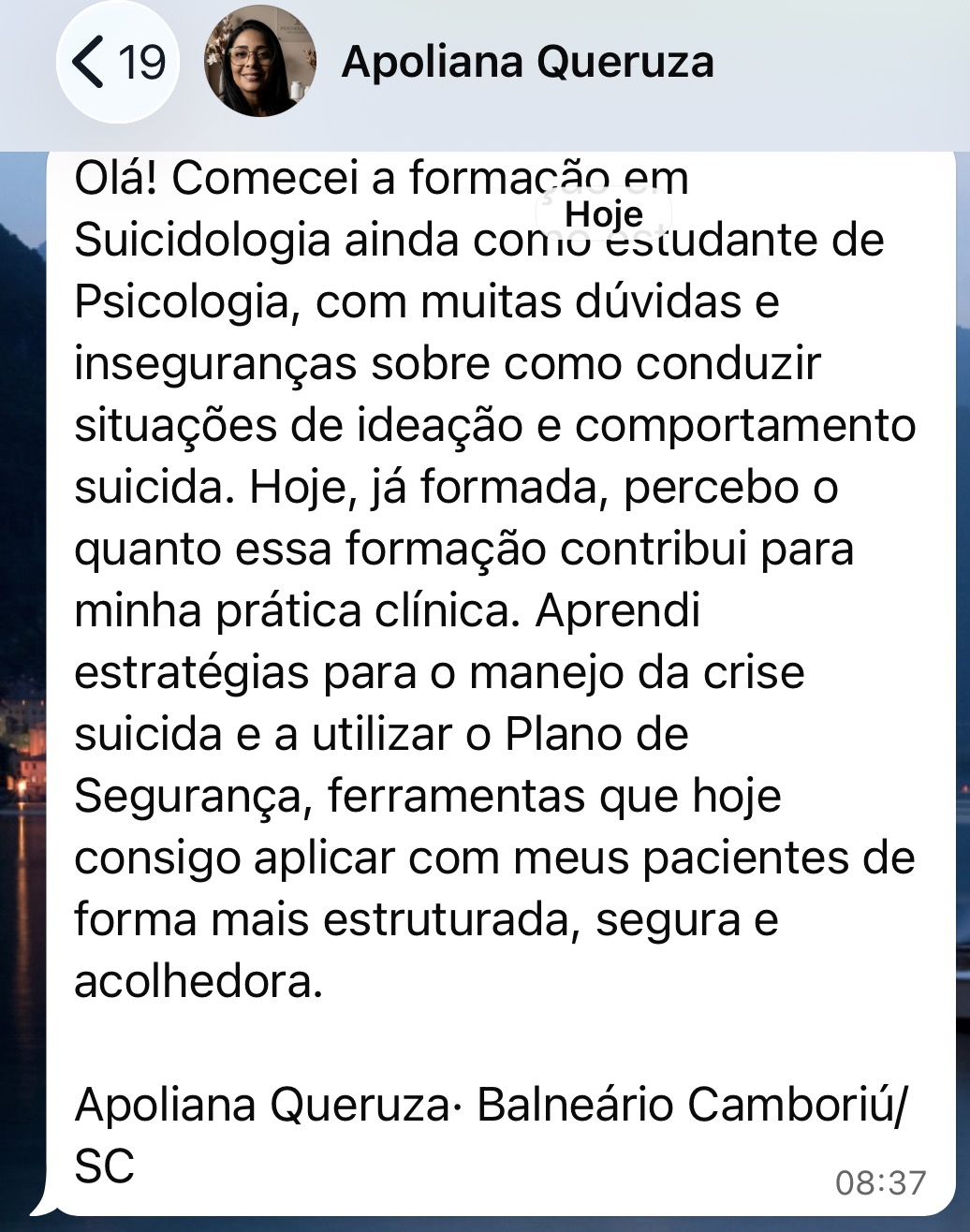 Depoimento de May Essinger